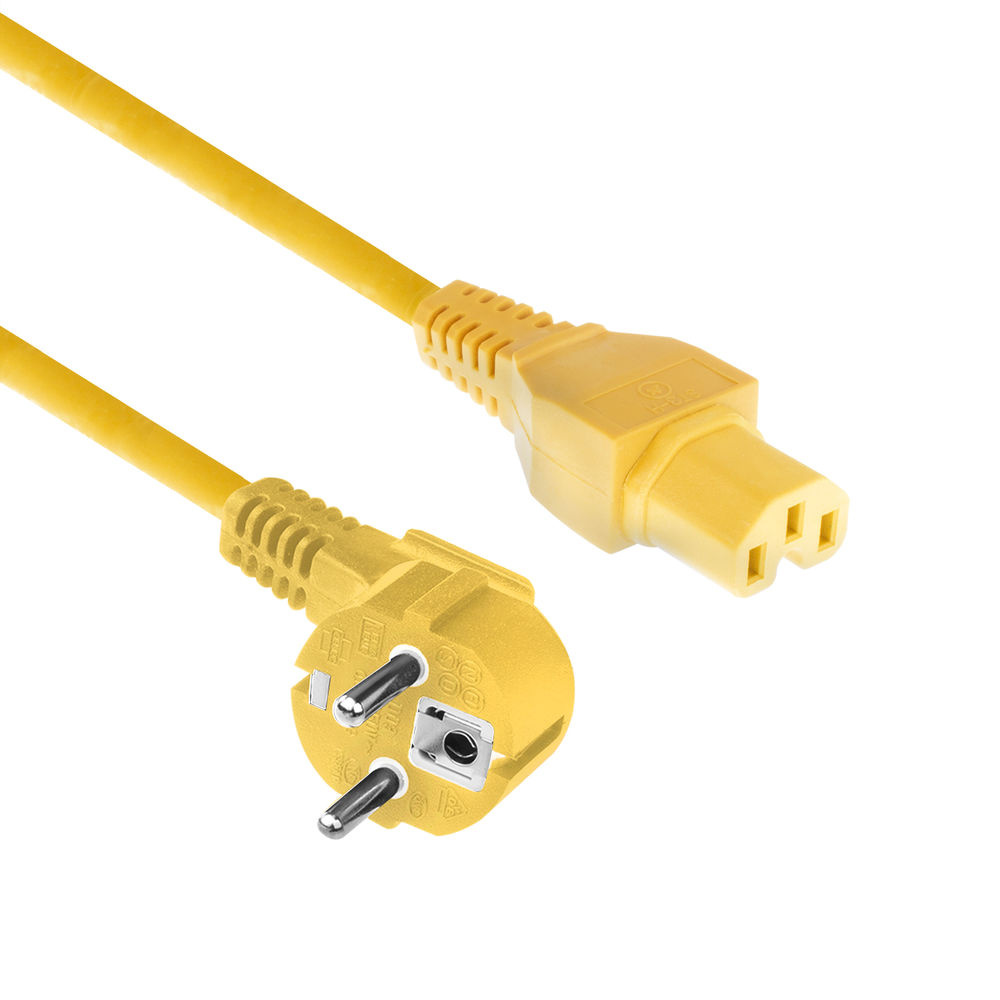 IEC C15 - stopcontact | stroomkabel | 1 meter |  | ACT