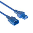 C15 - C14 stroomkabel voor UPS/PDU - 3x 1,00mm (rubber) / blauw - 0,50 meter