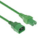 C15 - C14 stroomkabel voor UPS/PDU - 3x 1,00mm (rubber) / groen - 1 meter