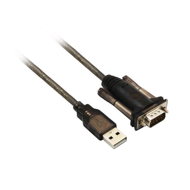 ACT USB-A (m) naar 9-pins SUB-D (m) seriële RS232 adapter / Prolific chip - 1,5 meter