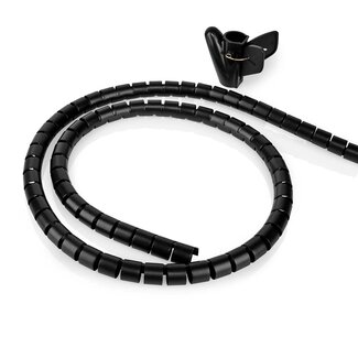 Nedis Nedis cable eater kabelslang met rijgtool - 19-22 mm / 2m / zwart