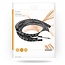 Nedis cable eater kabelslang met rijgtool - 19-22 mm / 2m / zwart