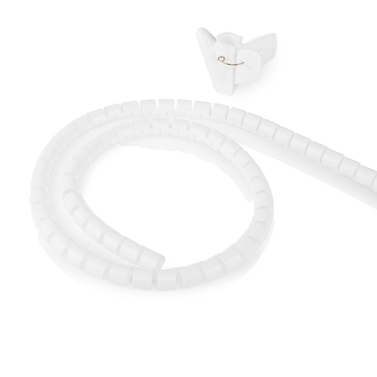Nedis Kabelmanagement | Sleeve | 2.00 m | 1 Stuks | Maximale kabeldikte: 22 mm | PE | Wit