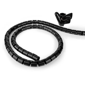 Nedis Nedis cable eater kabelslang met rijgtool - 23-28 mm / 2m / zwart