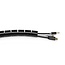 Nedis cable eater kabelslang met rijgtool - 28-32 mm / 2m / zwart