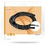 Nedis cable eater kabelslang met rijgtool - 28-32 mm / 2m / zwart