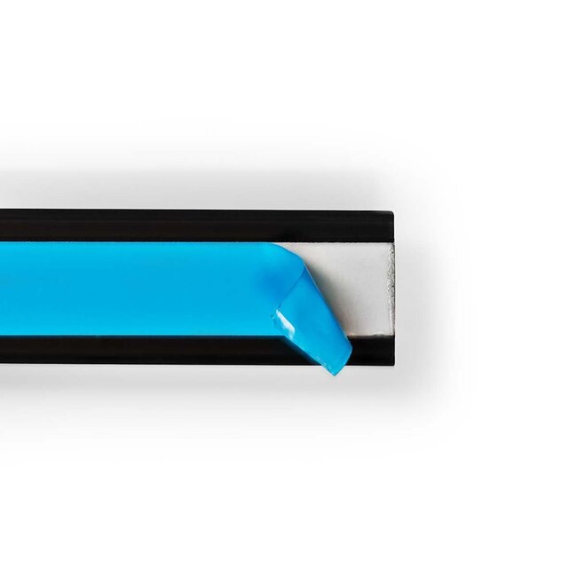 Nedis kunststof kabelgoot half-rond met zelfklevende plakstrip - 50 x 4,4 cm / zwart