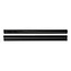 Nedis kunststof kabelgoot half-rond met zelfklevende plakstrip - 50 x 4,4 cm / zwart