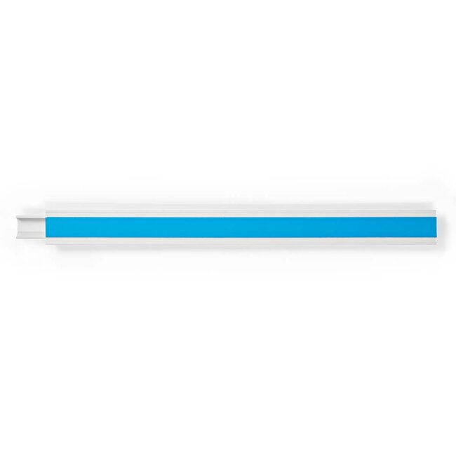 Nedis kunststof kabelgoot half-rond met zelfklevende plakstrip - 150 x 4,4 cm / wit