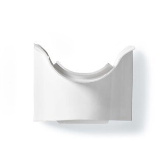 Nedis Nedis kunststof hoekstuk voor kabelgoot half-rond 3,3 cm - in de hoek / wit