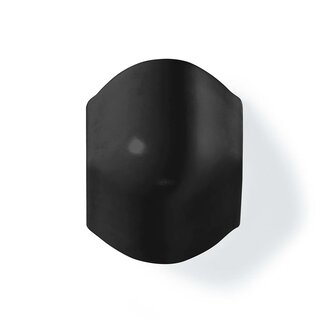 Nedis Nedis kunststof hoekstuk voor kabelgoot half-rond 3,3 cm - over de hoek / zwart
