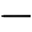 Nedis kunststof kabelgoot half-rond met zelfklevende plakstrip - 150 x 4,4 cm / zwart