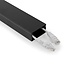 Nedis aluminium kabelgoot met cover - 110 x 5 cm / zwart