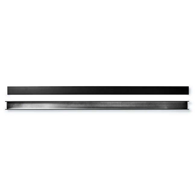 Nedis aluminium kabelgoot met cover - 110 x 5 cm / zwart