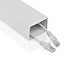 Nedis aluminium kabelgoot met cover en zelfklevende plakstrip - 110 x 6 cm / wit