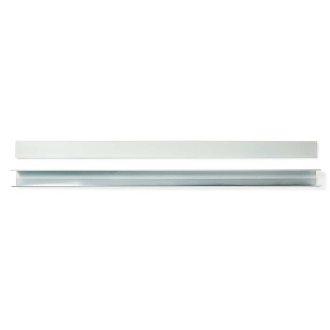 Nedis aluminium kabelgoot met cover - 110 x 6 cm / wit