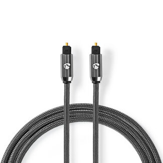 Nedis Nedis Premium digitale optische Toslink audio kabel / zwart - 5 meter