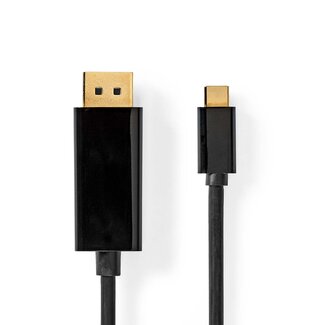 Nedis Nedis USB-C naar DisplayPort 4K 60Hz kabel / zwart - 2 meter