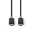 Nedis USB-C naar USB-C kabel - USB3.0 - tot 20V/3A / zwart - 2 meter