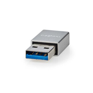 Nedis Nedis USB-A (m) - USB-C (v) adapter - USB3.0 / aluminium