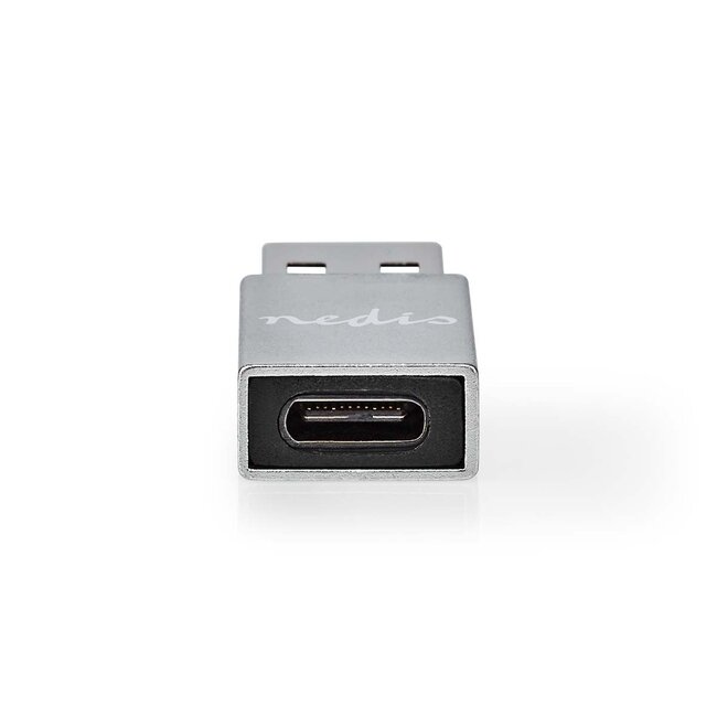 Nedis USB-A (m) - USB-C (v) adapter - USB3.0 / aluminium