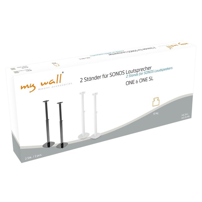 My Wall statief set voor Sonos ONE en ONE SL / wit