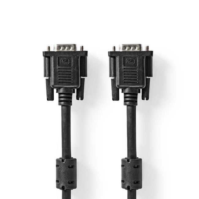 Nedis VGA monitor kabel / zwart - 2 meter