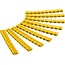 Goobay markeerclips (A-B-C) voor kabels - 2,8 - 4,6 mm - 90 stuks / geel