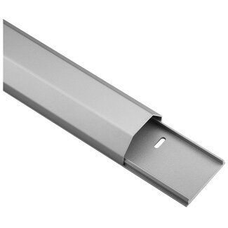 Goobay Goobay aluminium kabelgoot - 110 x 5 cm / grijs
