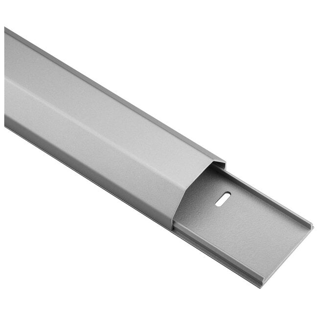 Goobay aluminium kabelgoot - 110 x 5 cm / grijs
