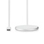 Nedis Fast Charging draadloze lader met Qi Wireless Charging technologie - 15W / aluminium - 1 meter