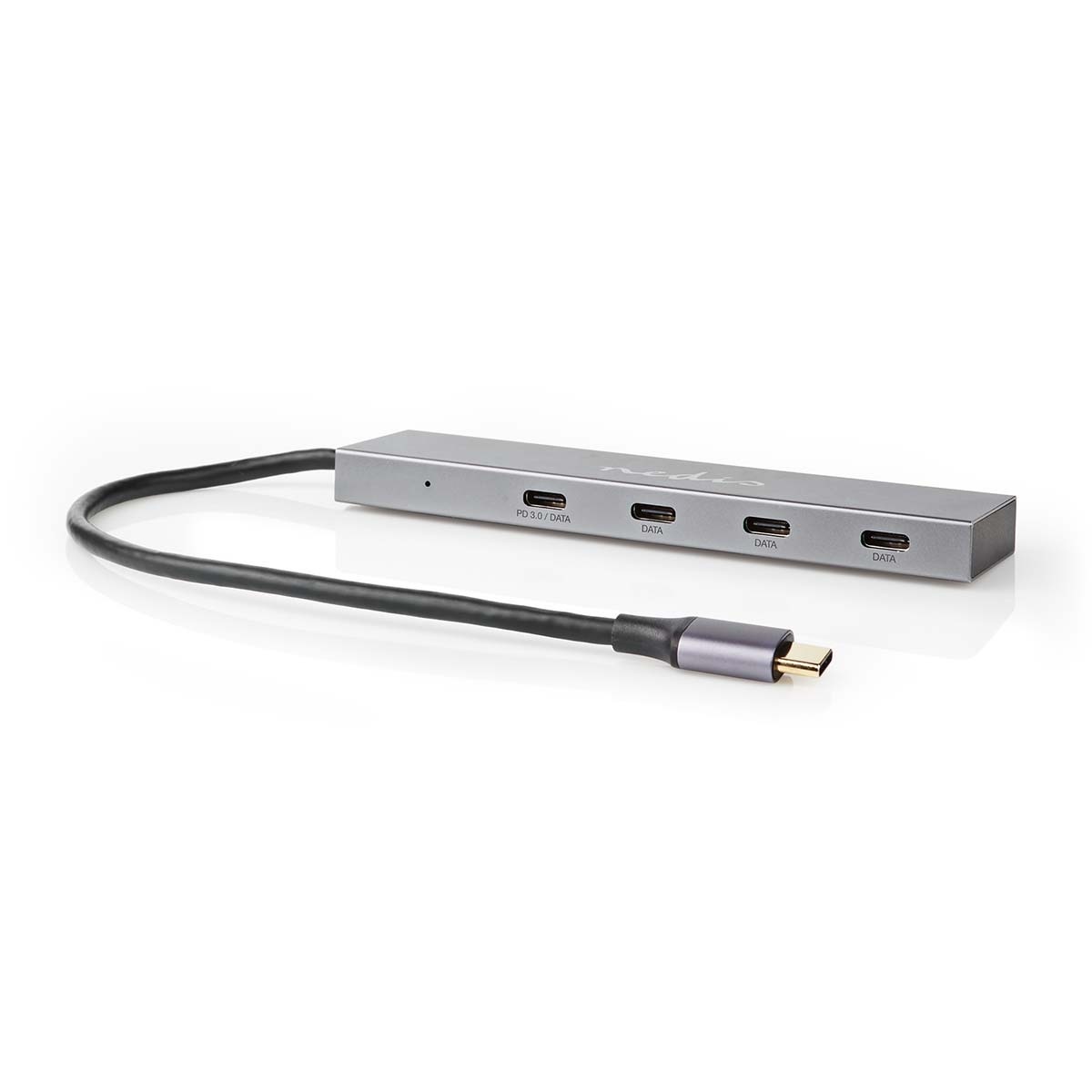 USB-Hub | 1x USB-C© 3.2 Gen 2 Male | USB-C© 3.2 Gen 2 Female with PD 3.0 / 3x USB-C© 3.2 Gen 2