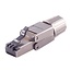 Premium RJ45 toolless connector - CAT6a - AWG22-24 - STP / metaal - per stuk