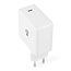 Nedis thuislader met 1 USB-C PD poort - Smart IC - GaN - 100W / wit