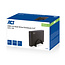 ACT HDD behuizing voor 3.5'' SATA of IDE HDD - USB2.0 (480 Mbps) - aluminium / zwart