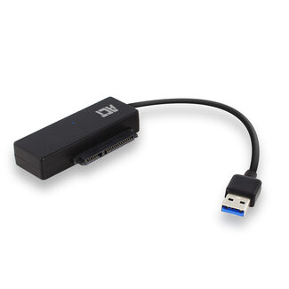 ACT ACT USB-A naar SATA adapter voor 2,5'' en 3,5'' HDD/SSD - USB3.0 (5 Gbps) / zwart