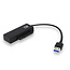 ACT USB-A naar SATA adapter voor 2,5'' en 3,5'' HDD/SSD - USB3.0 (5 Gbps) / zwart