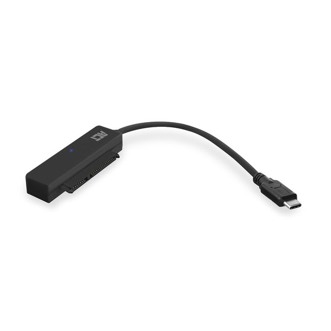 ACT USB-C naar SATA adapter voor 2,5'' HDD/SSD - USB3.0 (5 Gbps) / zwart