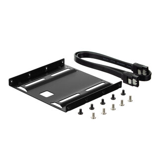 ACT ACT 2,5'' HDD/SSD naar 3,5'' slot montage frame inclusief SATA kabel / zwart