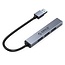 Orico USB hub met 4 poorten - USB2.0/USB3.0 - busgevoed / aluminium - 0,15 meter