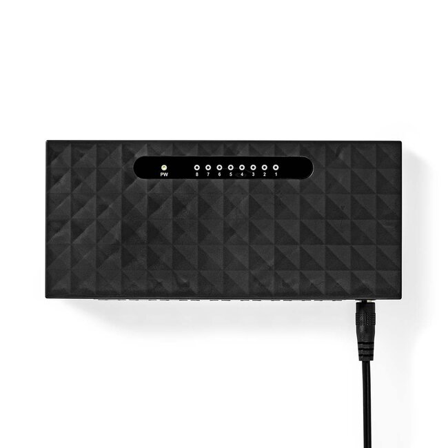 Nedis Gigabit Ethernet Switch met 8 poorten / zwart