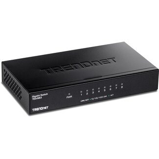 S-Impuls TRENDnet TEG-S83 Gigabit Ethernet Switch met 8 poorten / zwart