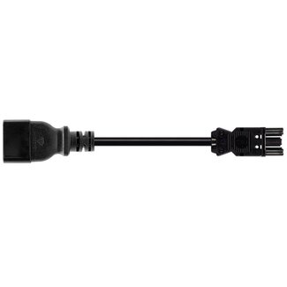 Schroff Schroff installatiestekker stroomkabel voor UPS/PDU - Wieland GST18® - C20 / zwart - 2,5 meter