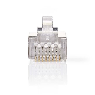 Nedis Nedis RJ45 krimp connectoren (STP) voor CAT6 netwerkkabel (flexibel) - 10 stuks