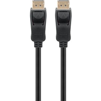 Goobay DisplayPort kabel | VESA-gecertificeerd | DP2.1 (10K 60Hz) | UHBR10 (40 Gbit/s) | 1 meter