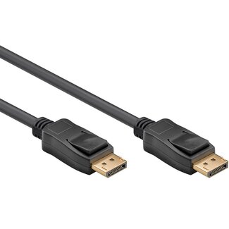 Goobay DisplayPort kabel | DP1.4 (8K 60Hz) | HBR3 (32.4Gbit/s) | CCS | zwart | 2 meter
