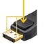 DisplayPort naar HDMI kabel - DP 2.0 / HDMI 2.1 (8K 60Hz + HDR) / zwart - 1 meter