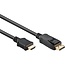 DisplayPort naar HDMI kabel - DP 2.0 / HDMI 2.1 (8K 60Hz + HDR) / zwart - 5 meter
