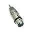 XLR (v) - 3,5mm Jack stereo (m) audio adapter