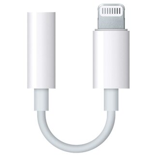 Apple Apple MX62ZM/A 8-pins Lightning naar 3,5mm Jack audio adapter / wit